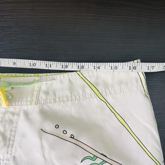 Billabong Y2K Board Shorts Womens 9 Rising Sun Swim Trunks Surf Sunshine Juniors - Picture 13 of 16